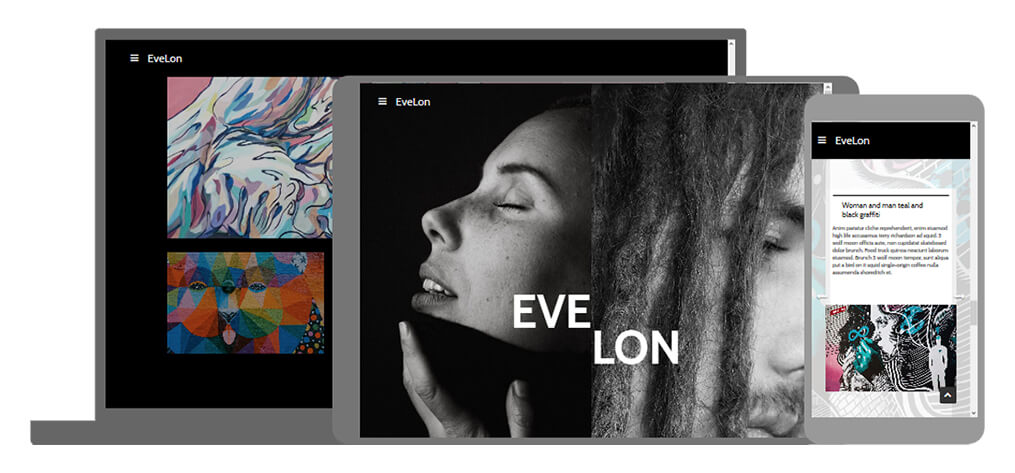 Evelon - U-Page One Website