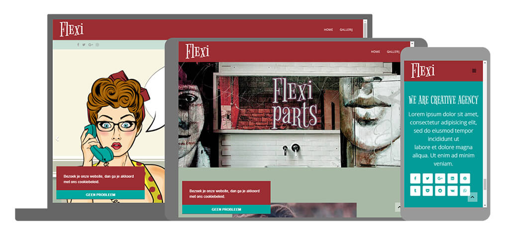 Flexi - U-Page One Website