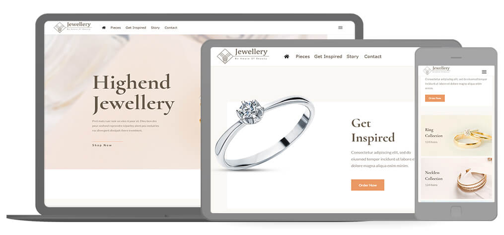 Jewellery - U-Page One Website