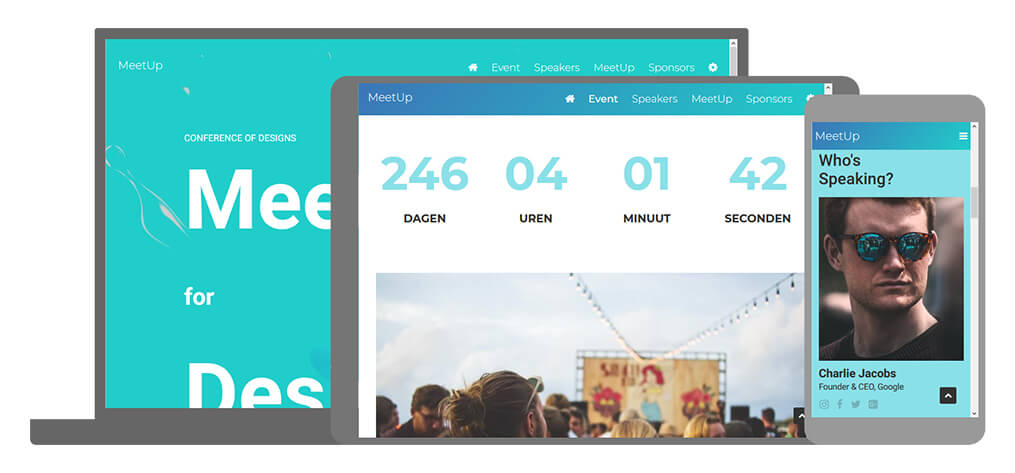 Meet Up - U-Page One Website